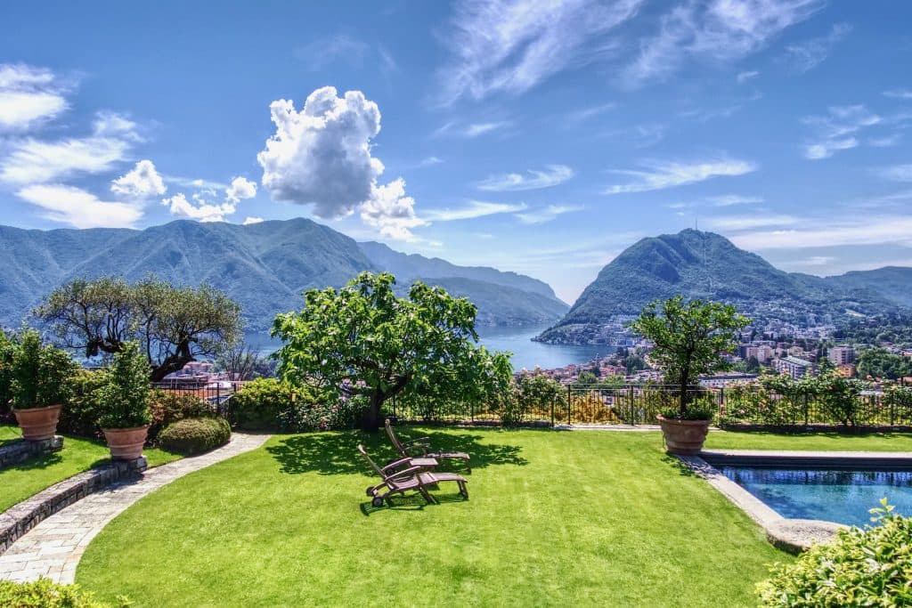 Luxury villa for sale to spend summer in Switzerland