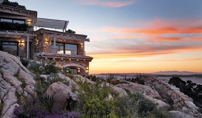 Villa con vista sul porto turistico, Porto Cervo, Sardegna