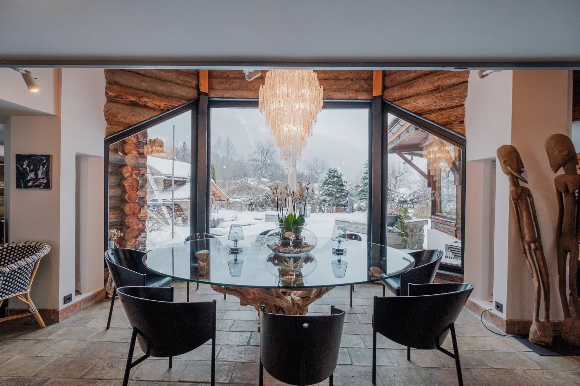 Outstanding chalet with mazot facing Mont-Blanc - 1