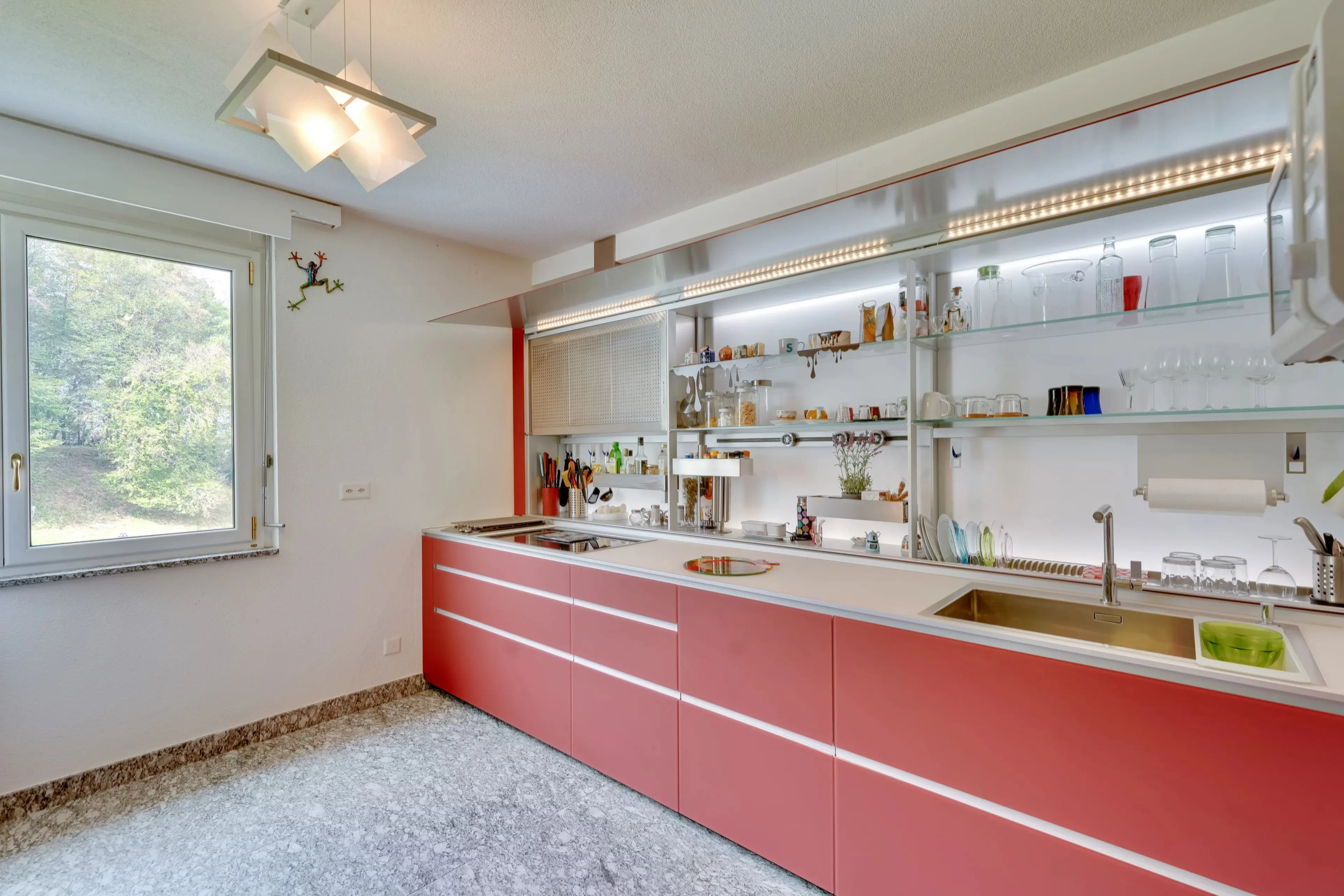 In the charming medieval village of Carona, surrounded by greenery, we present an enchanting penthouse apartment for sale with a view of Lake Lugano. - 4