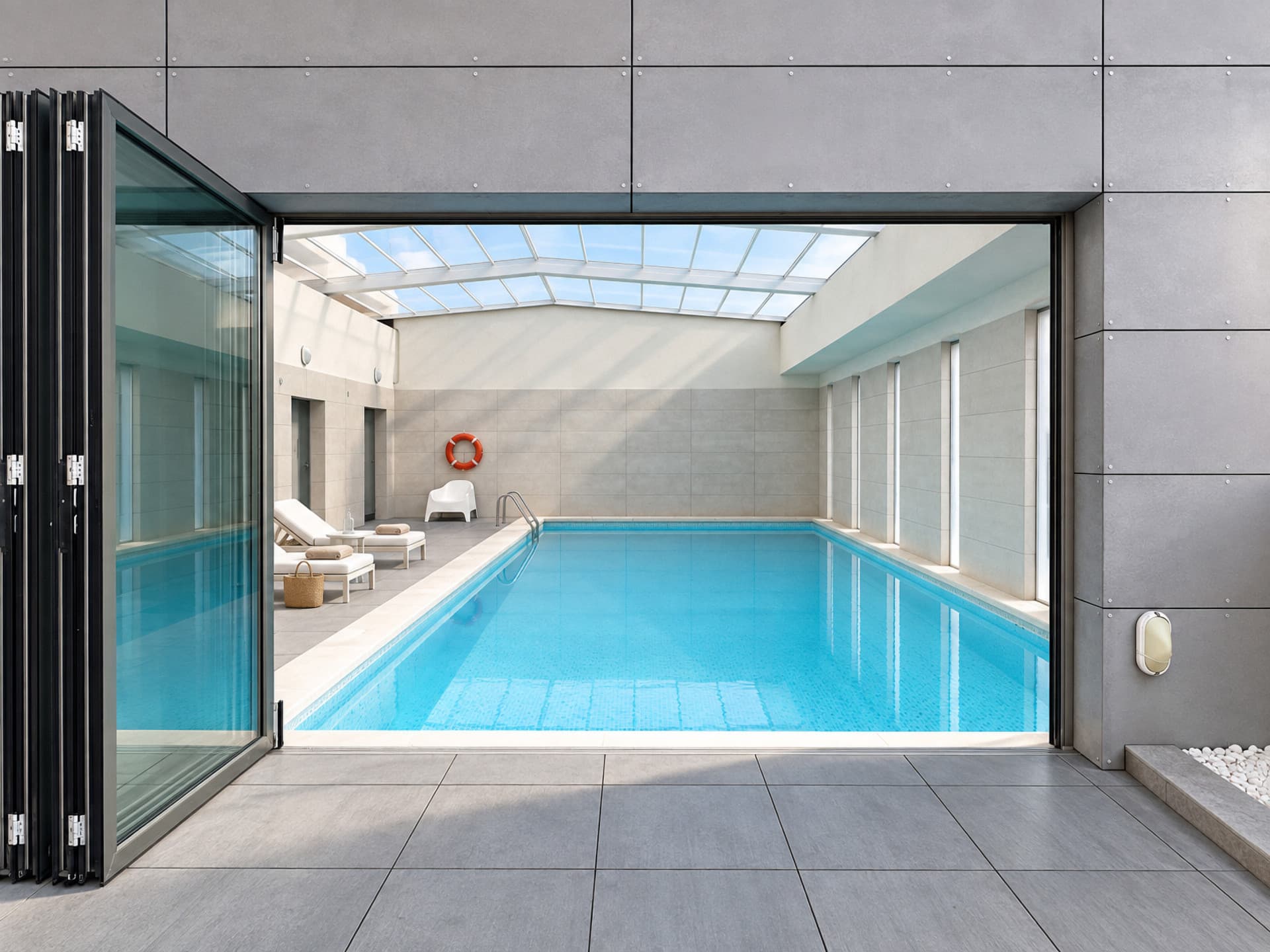 This house renovated in Avenida de France, Valencia, is located next to the City of Arts and Sciences and the Jardines del Turia, in a residential area close to the city center and well connected… - 10