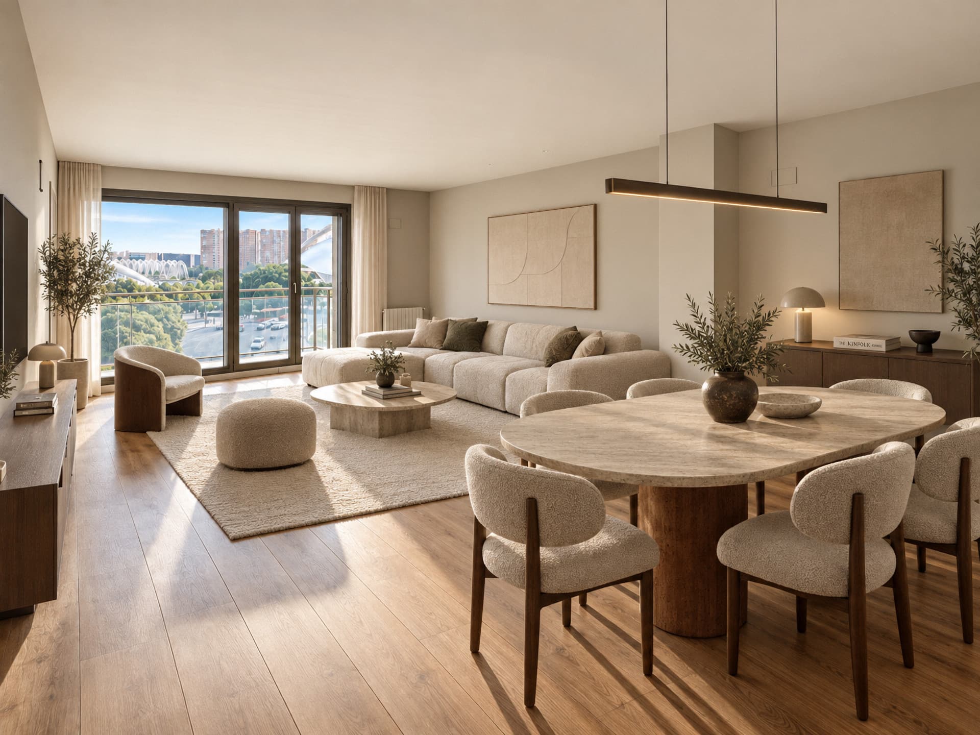 This house renovated in Avenida de France, Valencia, is located next to the City of Arts and Sciences and the Jardines del Turia, in a residential area close to the city center and well connected… - 3