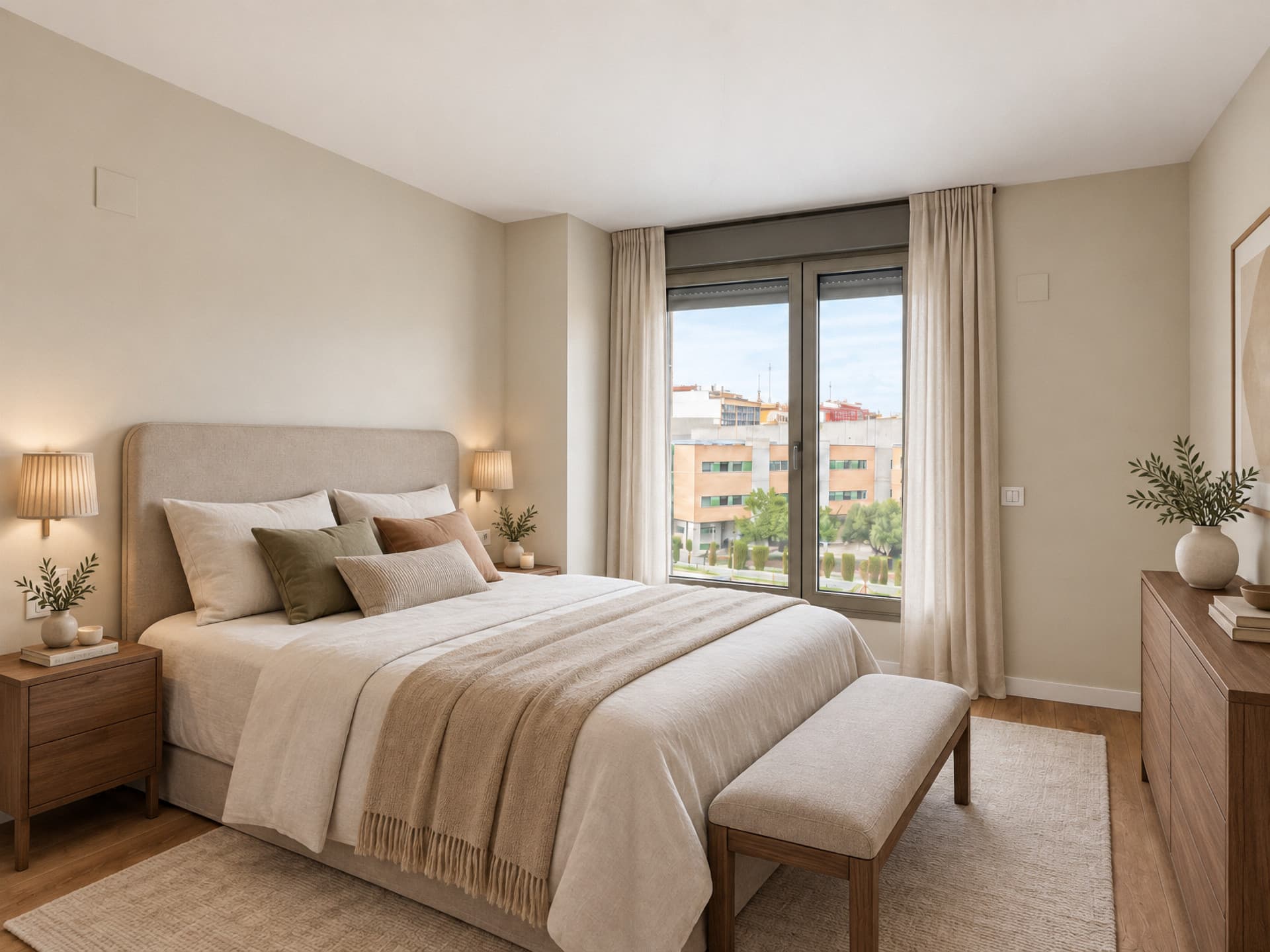 This house renovated in Avenida de France, Valencia, is located next to the City of Arts and Sciences and the Jardines del Turia, in a residential area close to the city center and well connected… - 7