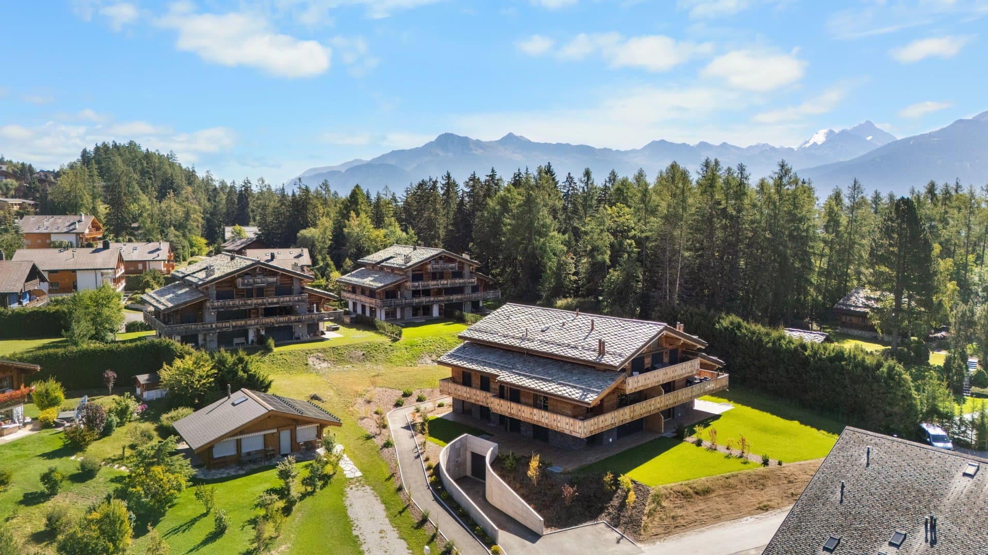 Contemporary Alpine Living in a Peaceful Setting