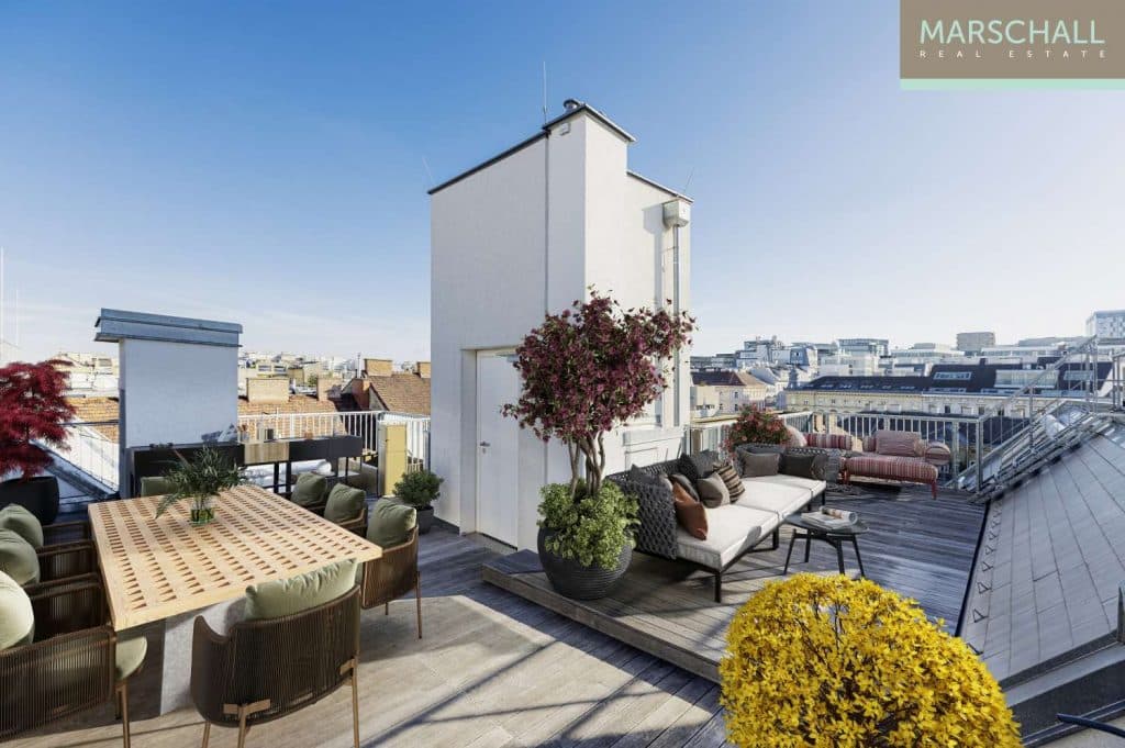 Terrace offering views