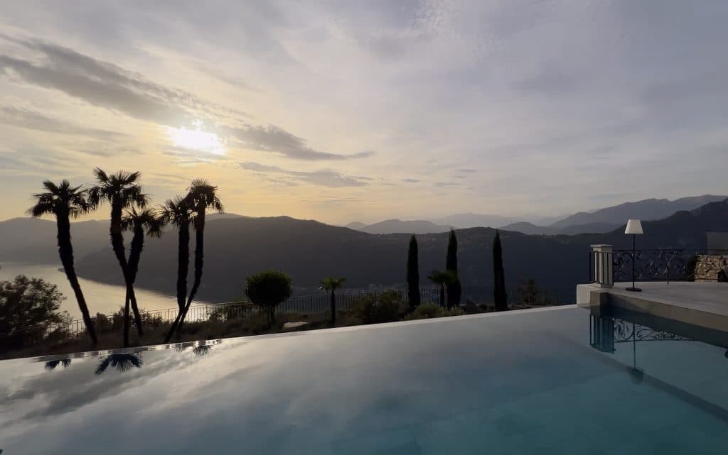 Luxurious villa with view over Lake Lugano